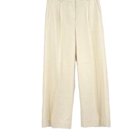 NWT J. Crew Womens Ivory High Rise Essential Wide Leg Pant Size 12P - Picture 2 of 15